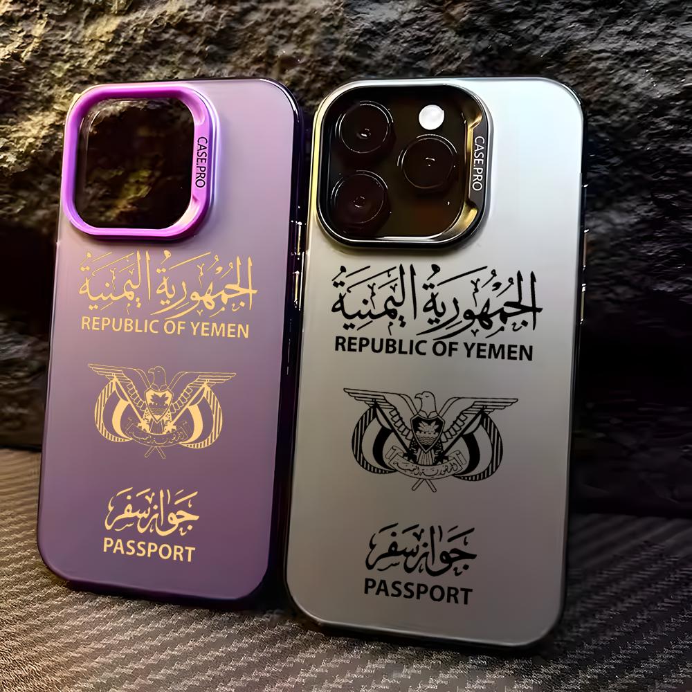 Apple Iphone 15 Pro Max - Yemen Pasaportu Desenli iPhone 17 16