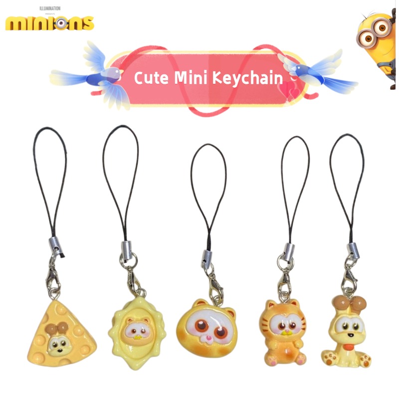 Phone Accessories Wholesale - Garfield Kedi Kız Kalp Öğrenci Cep