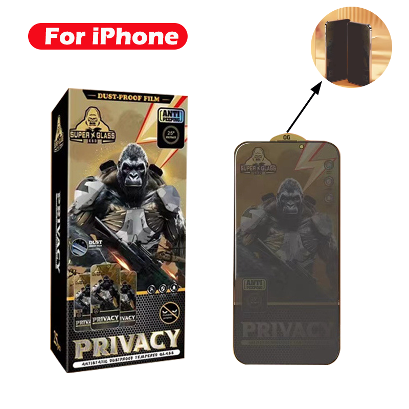 Phone Accessories Wholesale - King Kong Gorilla Gizlilik Ekran Koruyucu