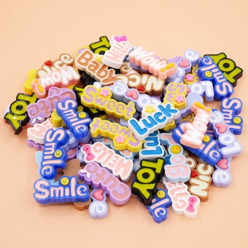 Phone Accessories Baby - 10 adet sevimli düz geri Wow