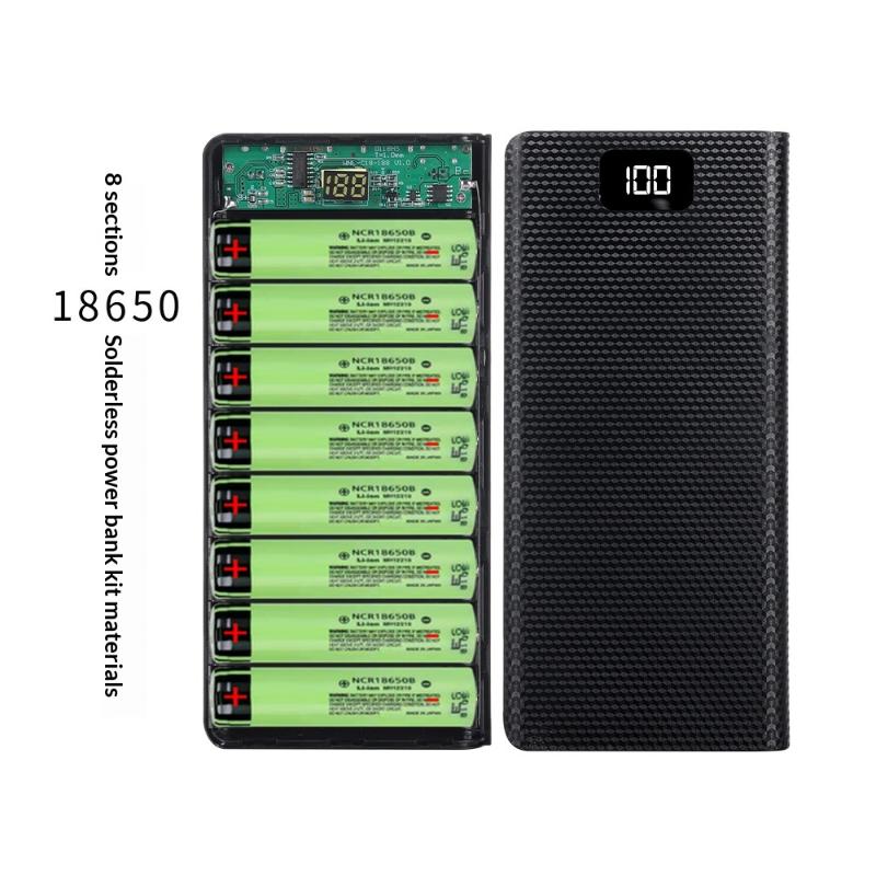 Phone Accessories Types - DIY 8*18650 Pil Güç Bankası Kutusu