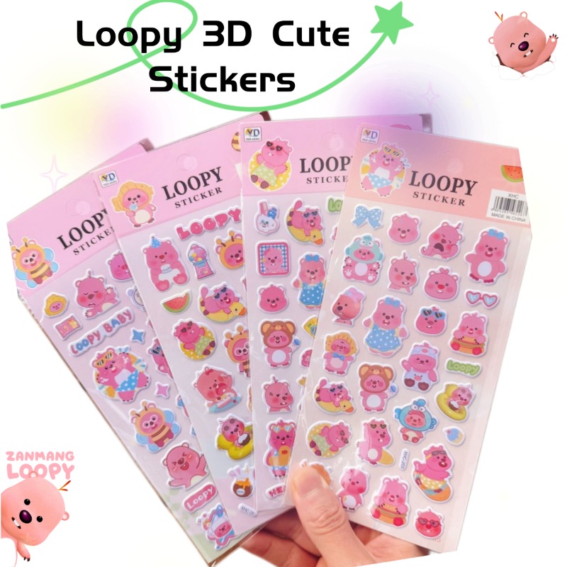 Phone Accessories Pouch - Yeni Pororo Anime Sevimli Loopy 3D