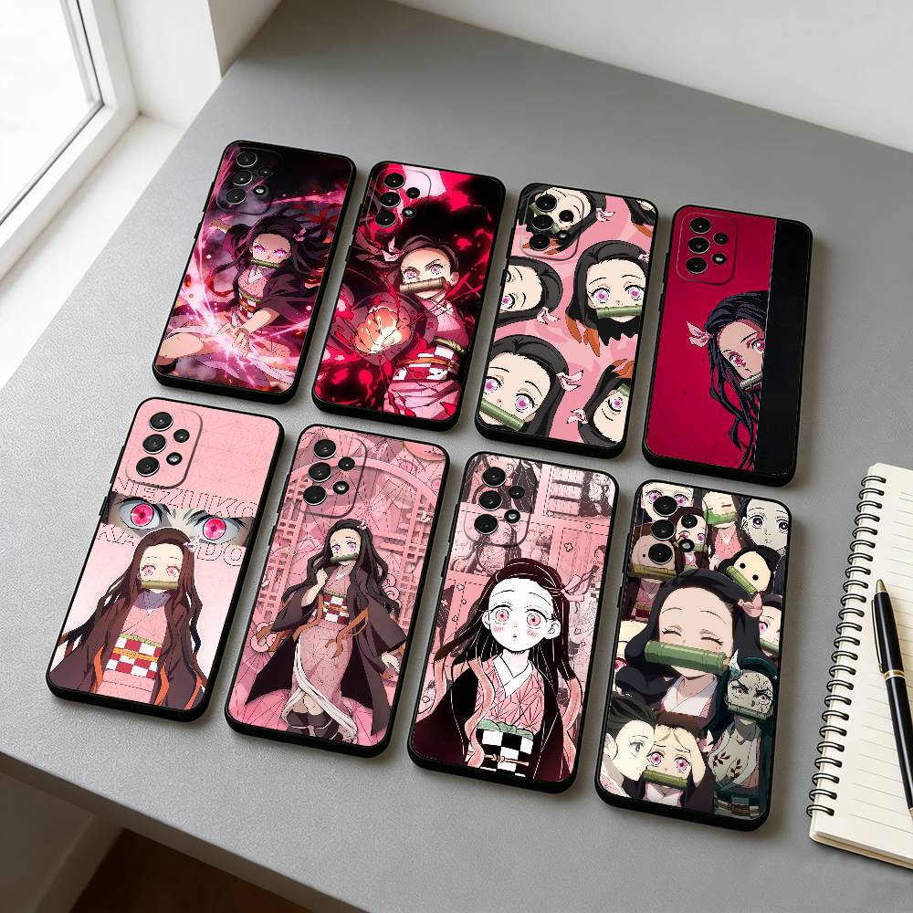 Phone Accessories Demon Slayer - D-Demon S-Slayer N-Nezuko Telefon Kılıfı Samsung