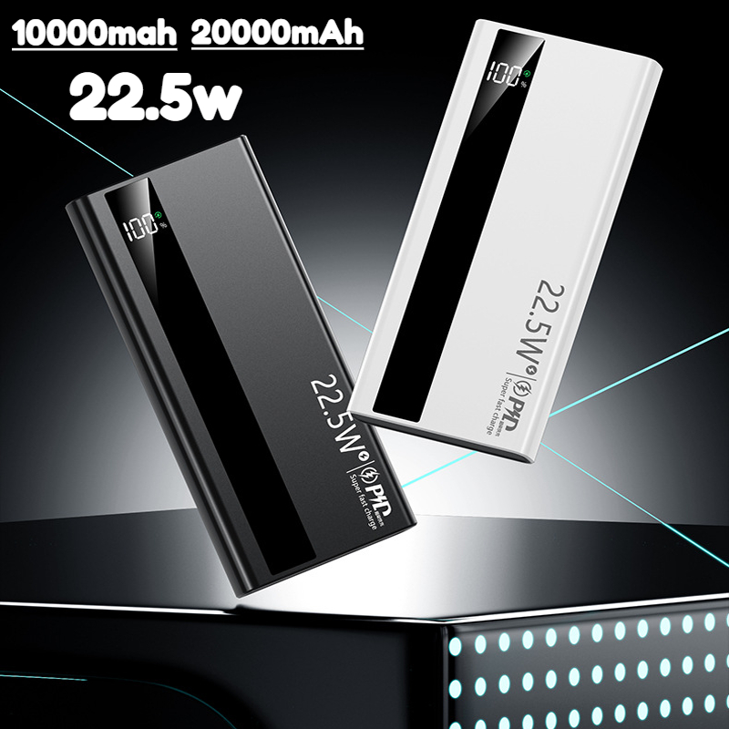 Portable Charger 20000Mah - 20000mAh Güç Bankası Hızlı Şarj 22.5W