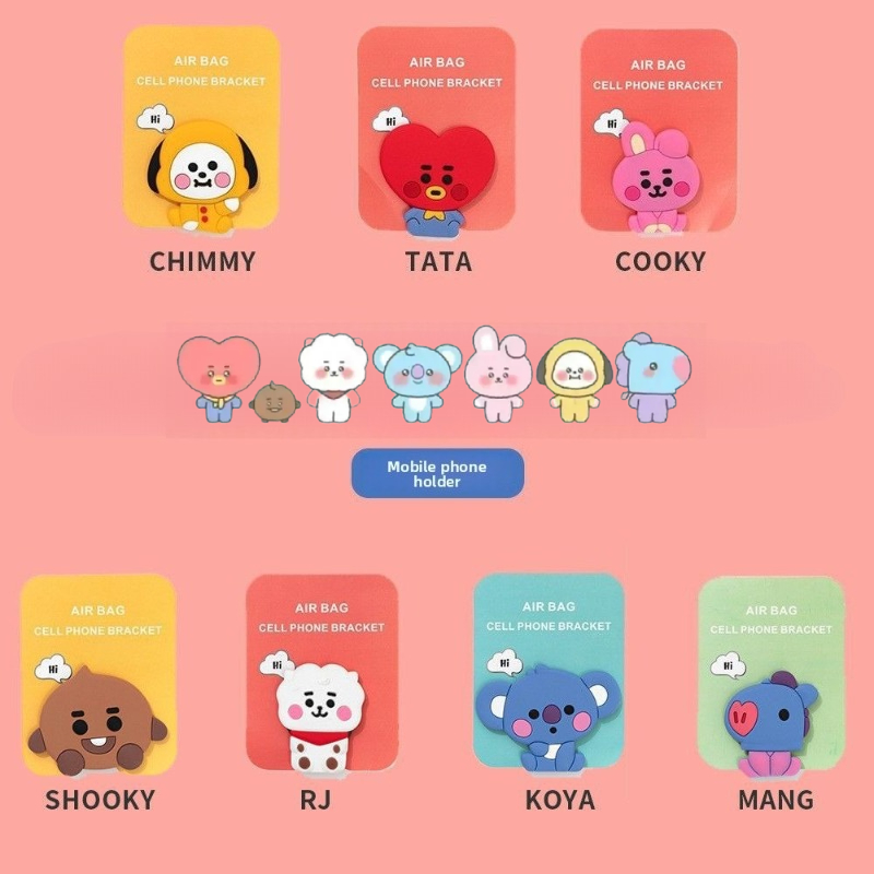 BT21 çizgi film sevimli siliko - Phone Accessories Wholesale incelemesi ve fiyatı