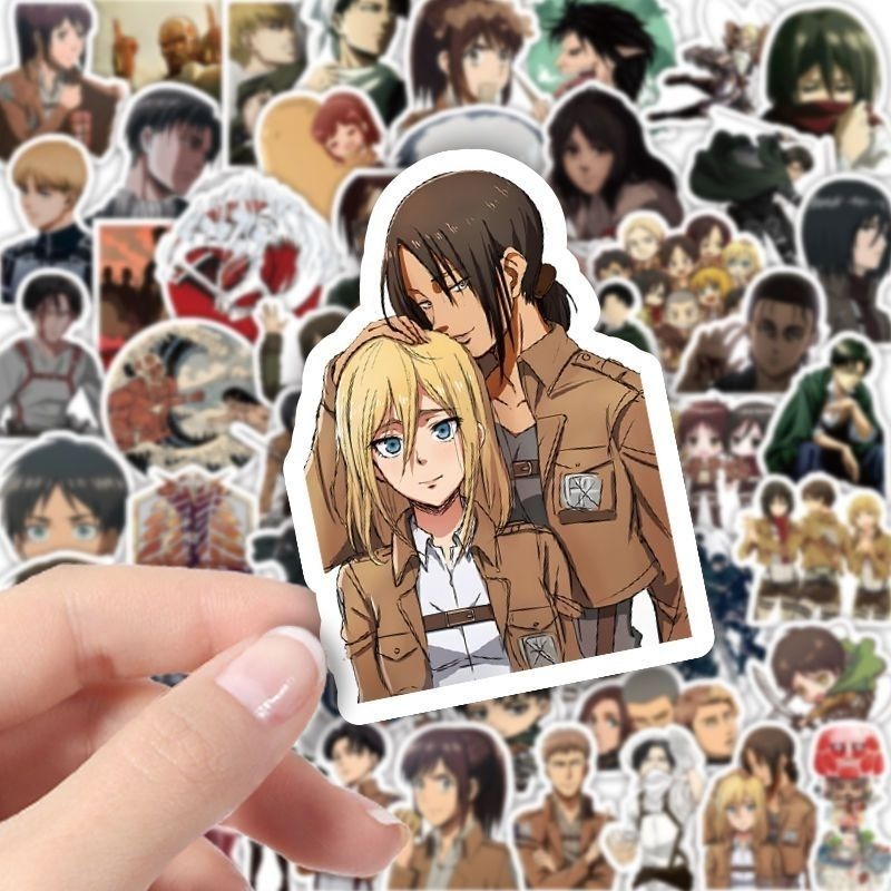 60 adet Titan Anime çıkartmala - Phone Accessories Pouch incelemesi ve fiyatı