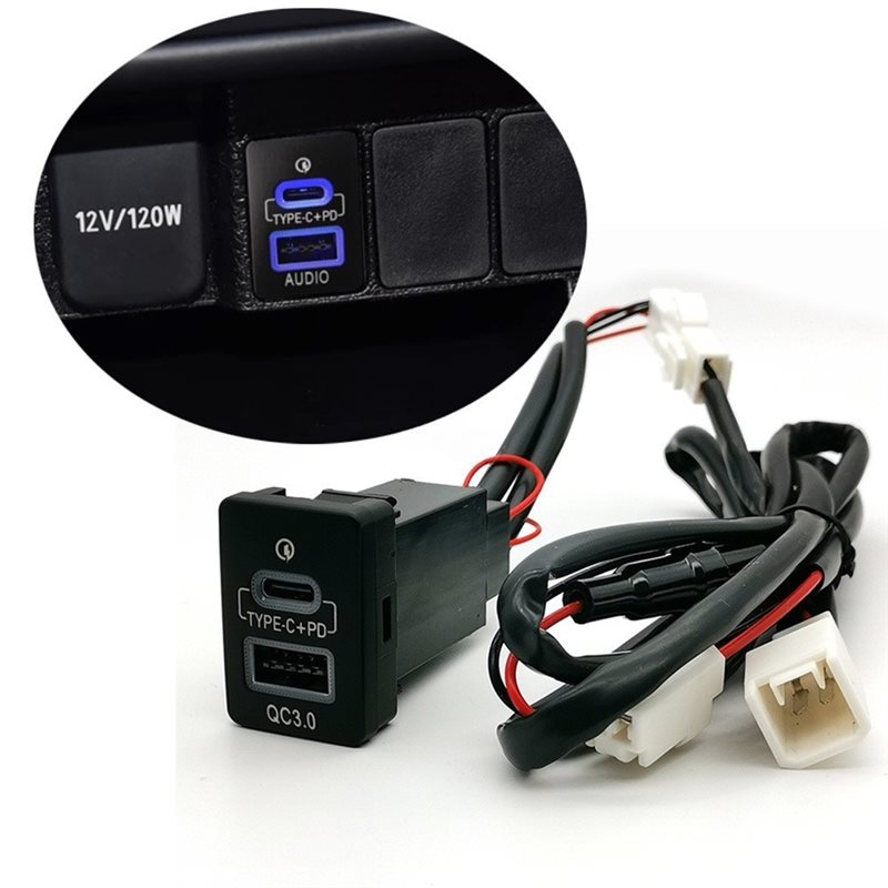 QC3.0 USB TYPE-C PD Mavi Işıkl - Phone Accessories Types incelemesi ve fiyatı
